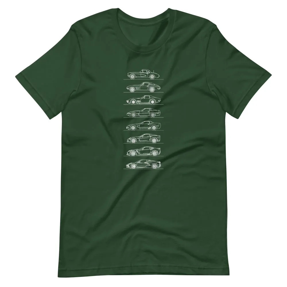 Chevrolet Corvette Outline T-shirt