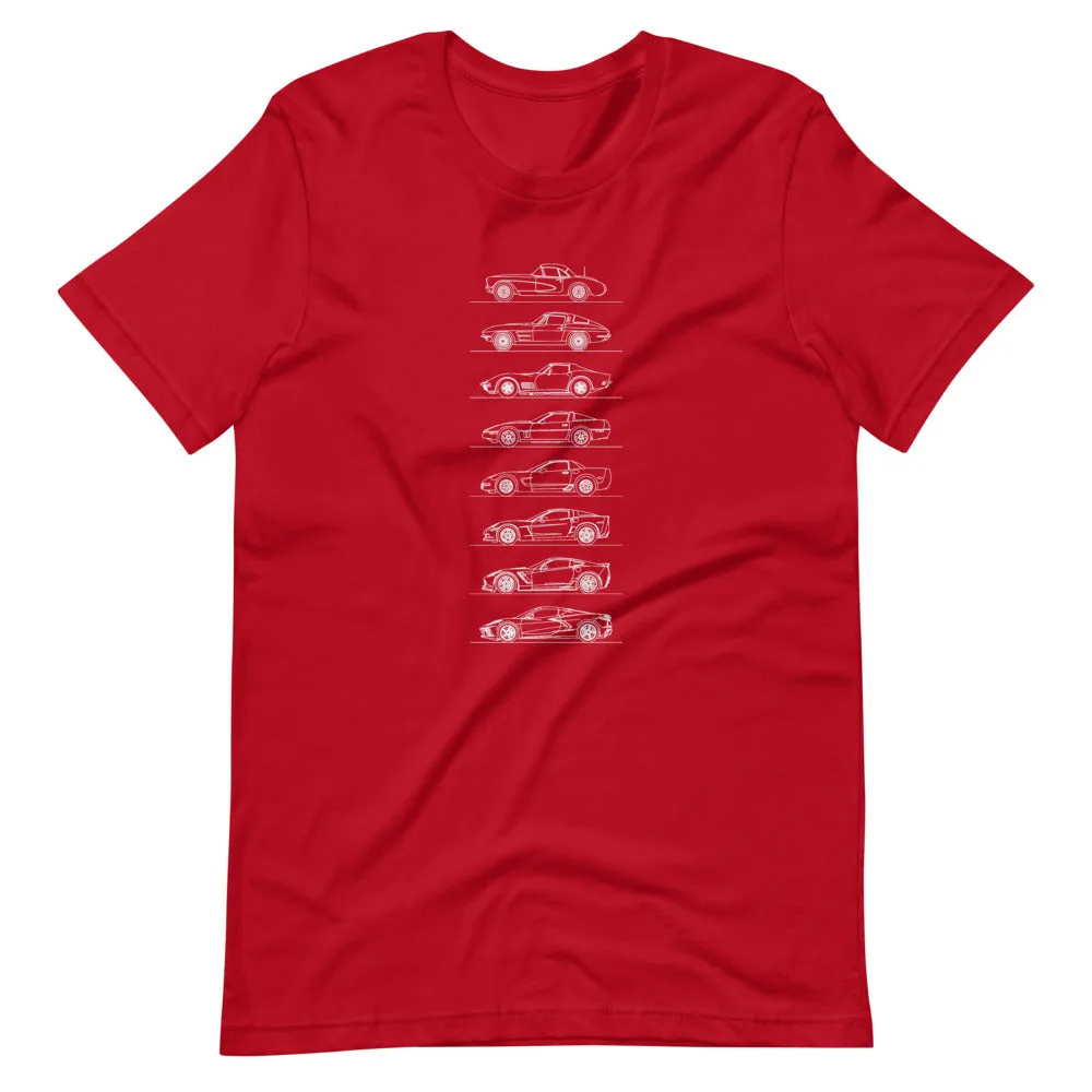Chevrolet Corvette Outline T-shirt