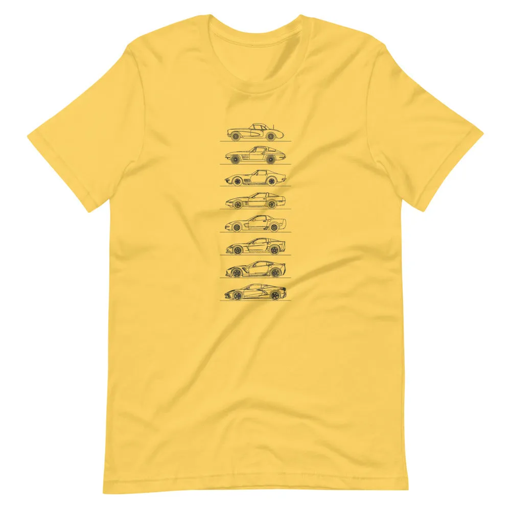 Chevrolet Corvette Outline T-shirt