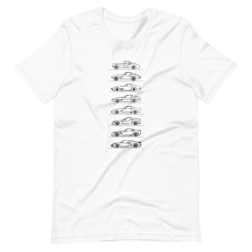 Chevrolet Corvette Outline T-shirt