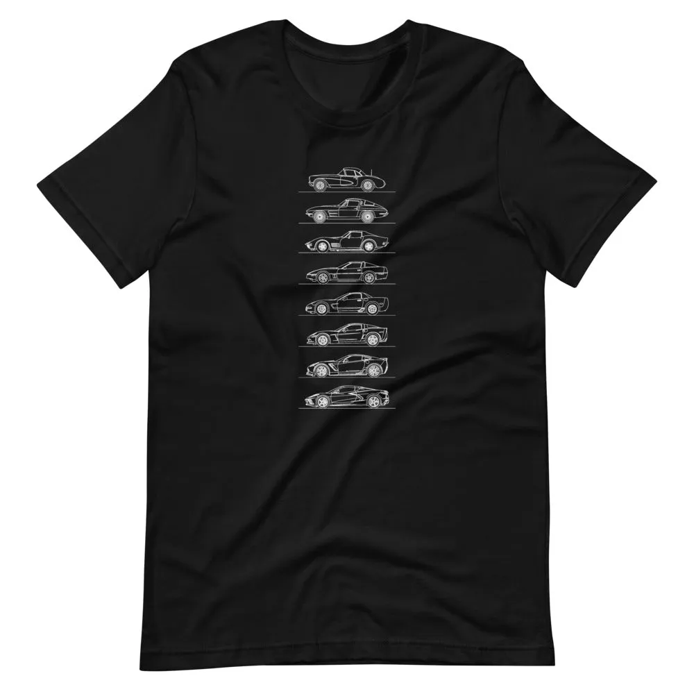 Chevrolet Corvette Outline T-shirt