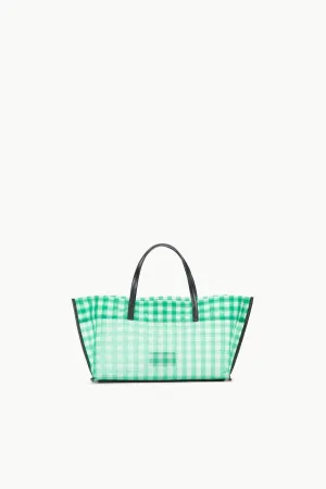 Christos Mini Mesh Tote - Jade Gingham