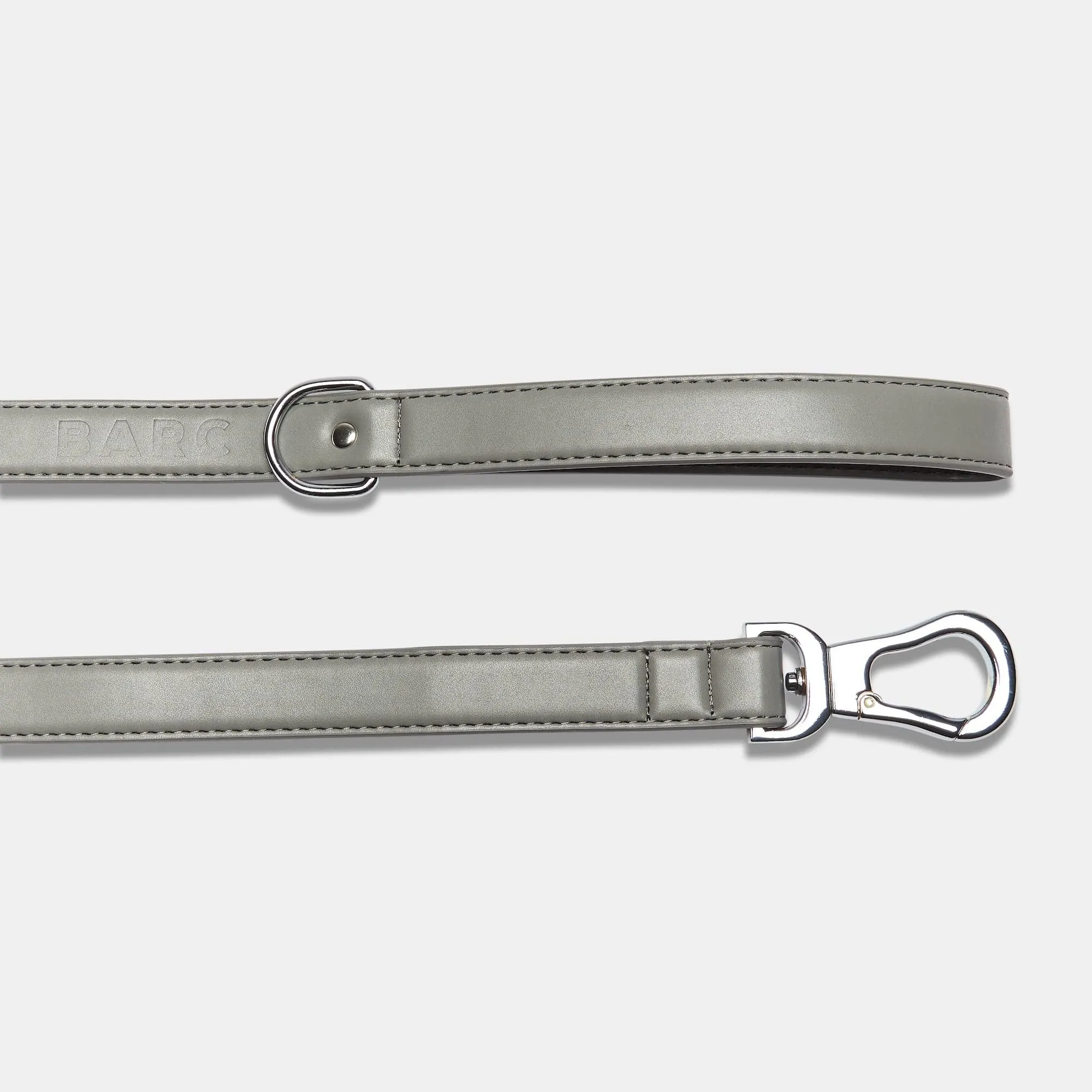City Vegan Leather & Nylon Dog Collar, Harness & Lead Set | Ash Grey