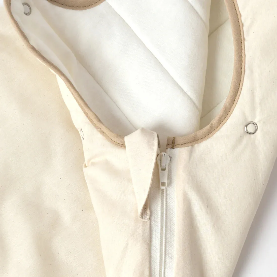 Clair De Lune Organic Sleeping Bag (0-6 Months) - Natural Cream