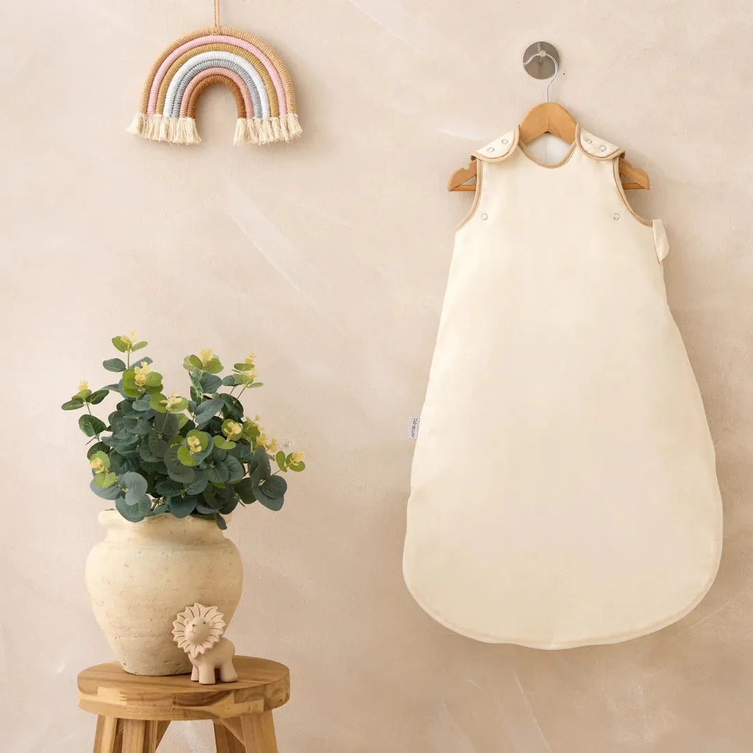 Clair De Lune Organic Sleeping Bag (0-6 Months) - Natural Cream