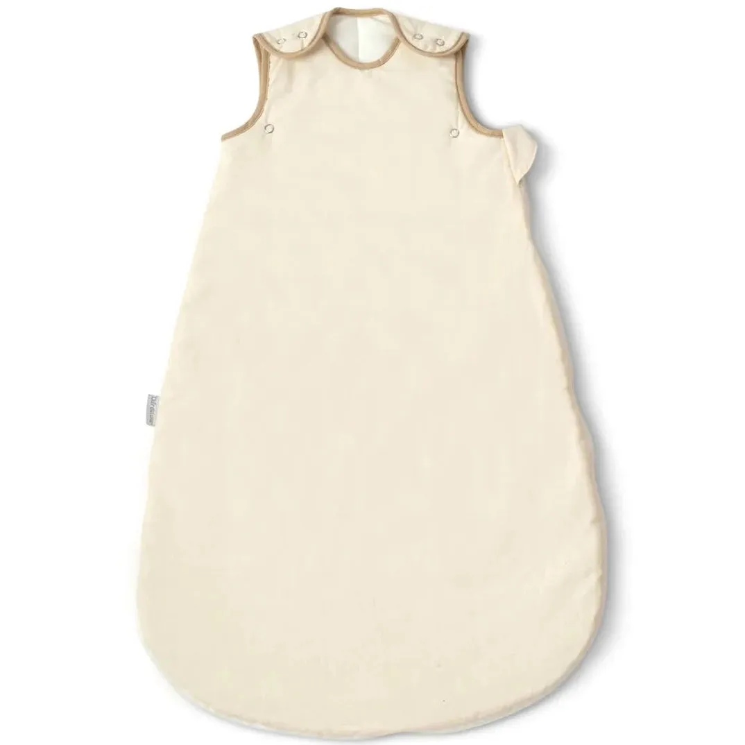 Clair De Lune Organic Sleeping Bag (0-6 Months) - Natural Cream