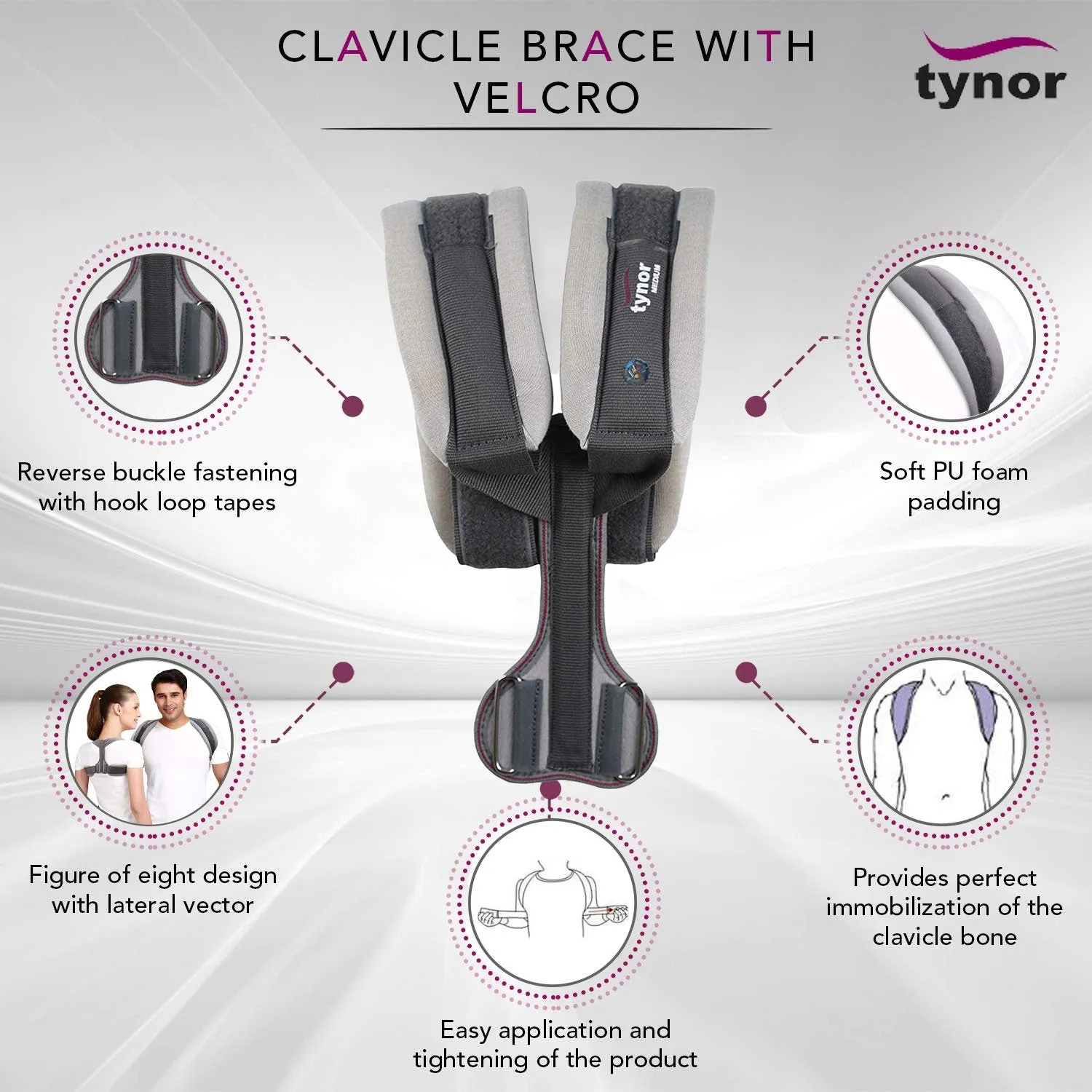 Clavicle Brace With Fastening Tape (Child)