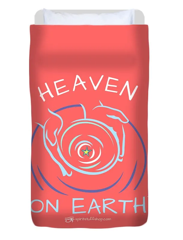 Clay/potter Heaven On Earth - Duvet Cover