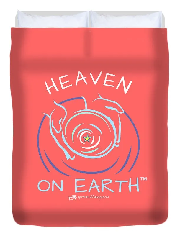 Clay/potter Heaven On Earth - Duvet Cover