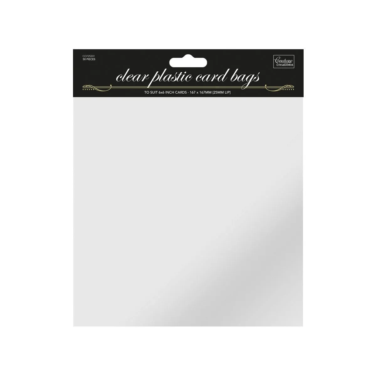 Clear Plastic Card Bags