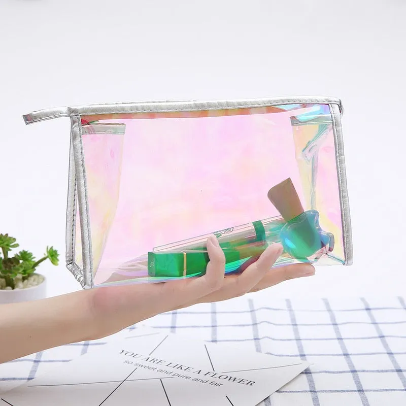 Clear Transparent Makeup Bag Zip