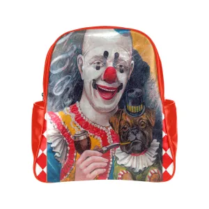 Clowning Around Vegan Leather Backpack