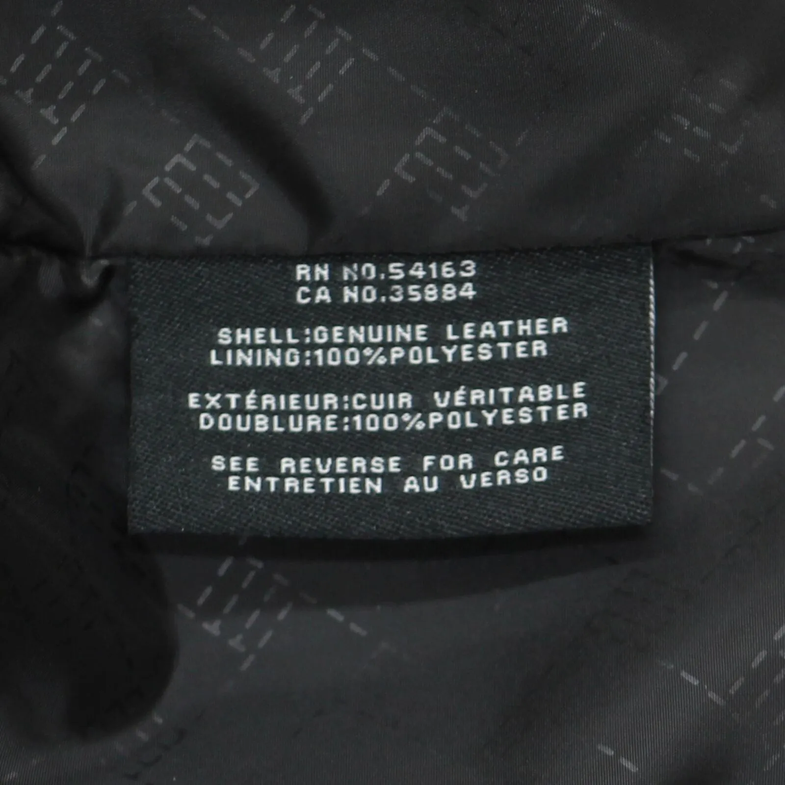 Cole Haan Womens Leather Motorcycle Jacket