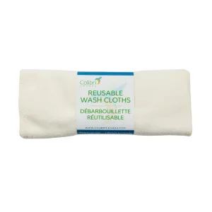 Colibri Reusable Organic Cotton Sherpa Washcloths (Package of 5)