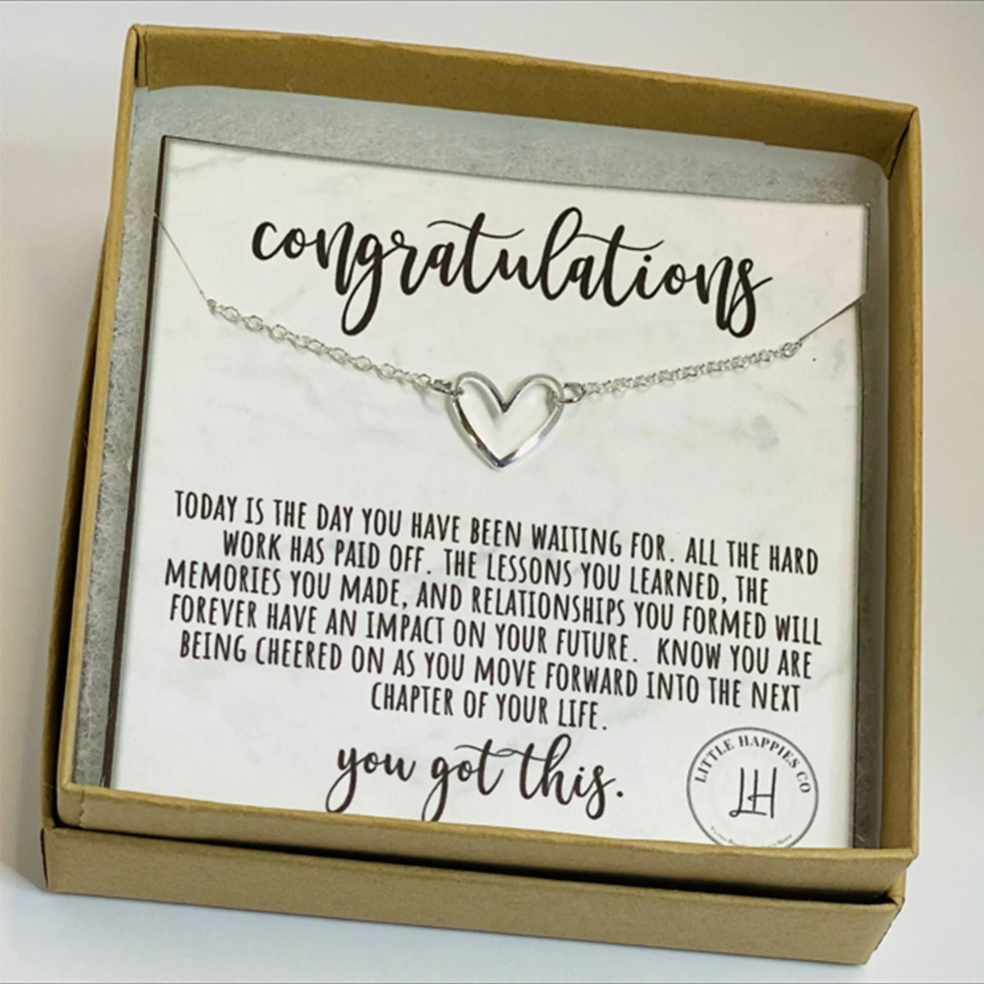 College graduation necklace, Grad gift, Grad gifts for her, Grad gifts for girls, Graduation necklace gift, Graduation necklace for daughter