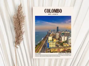 Colombo Vintage Wall Art, Sri Lanka