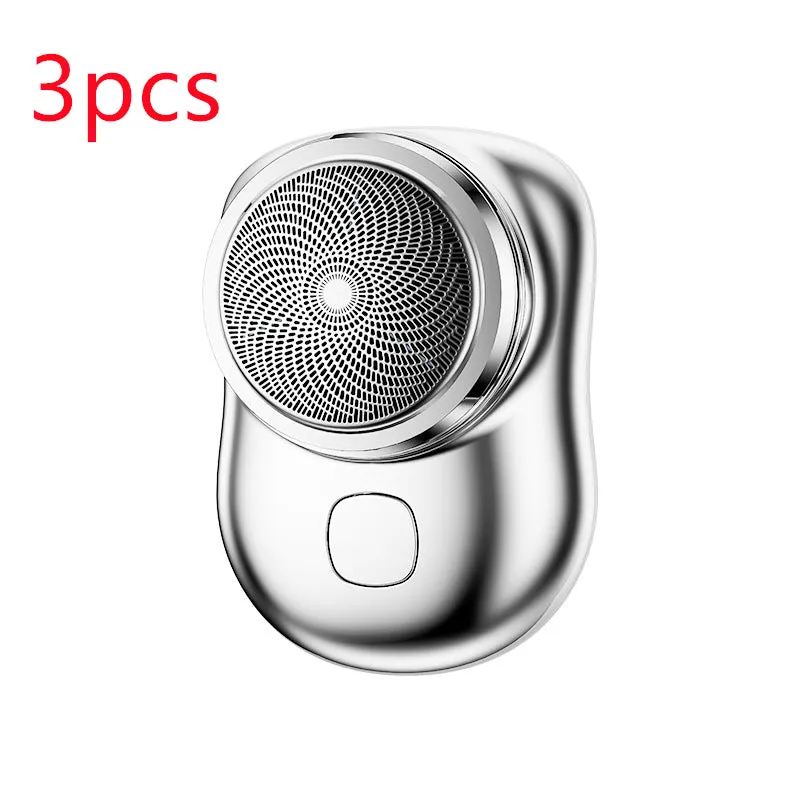 Compact Dual-Use Electric Razor - USB Rechargeable, Wet & Dry Painless Shaving, Ideal for Travel