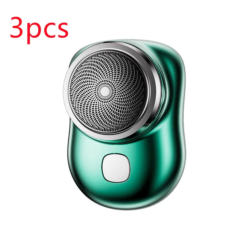 Compact Dual-Use Electric Razor - USB Rechargeable, Wet & Dry Painless Shaving, Ideal for Travel