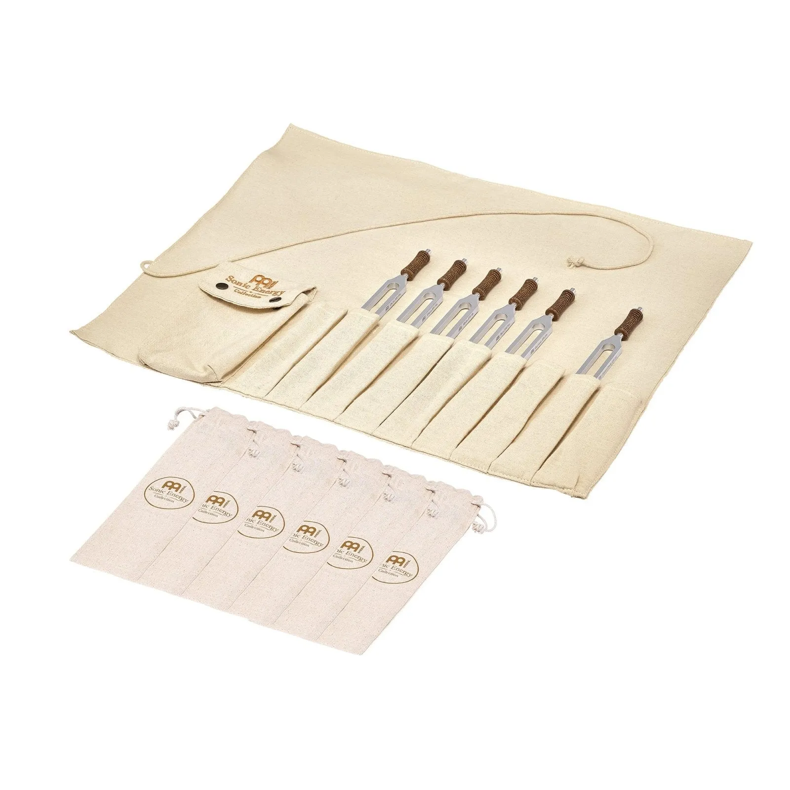 Complete 6-Piece Binaural Therapy Tuning Fork Set