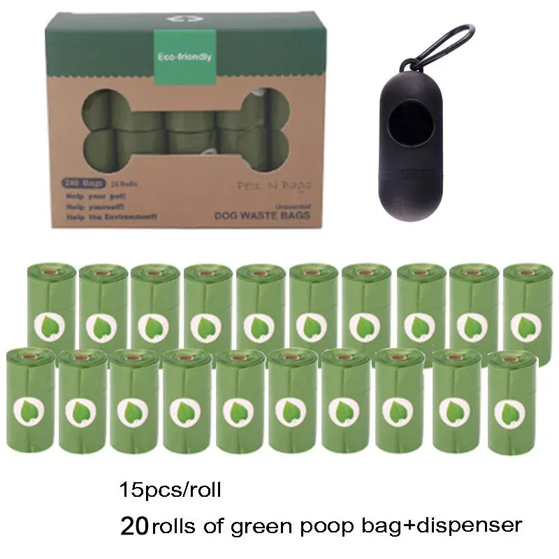 Compostable Dog Poop Bags With Dispenser