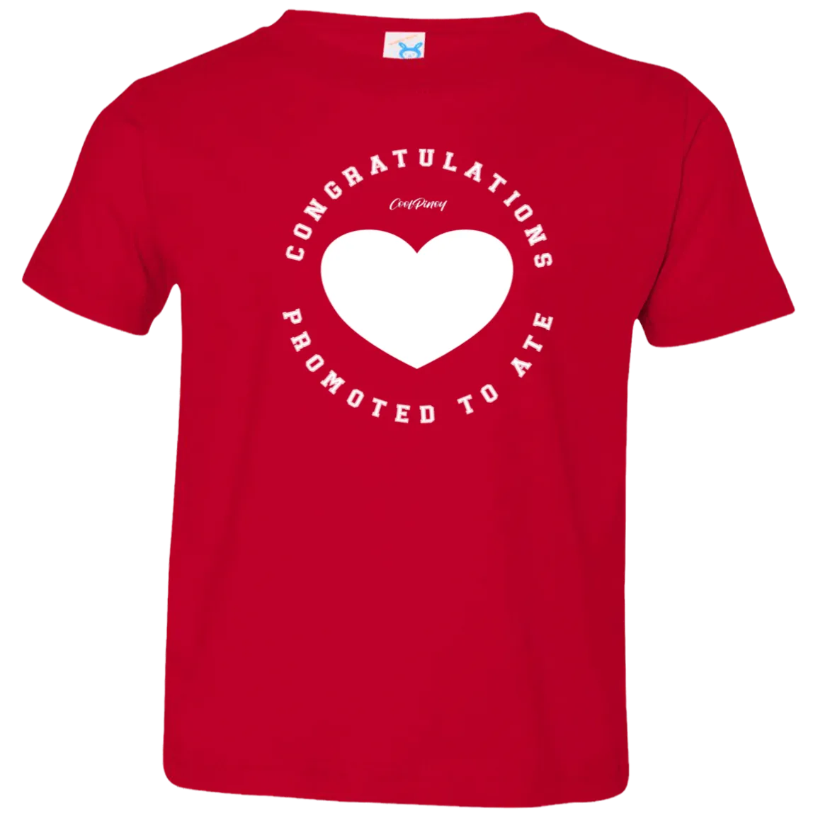 Congratulations Promoted To Ate Toddler Jersey T-Shirt