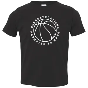 Congratulations Promoted To Kuya Toddler Jersey T-Shirt