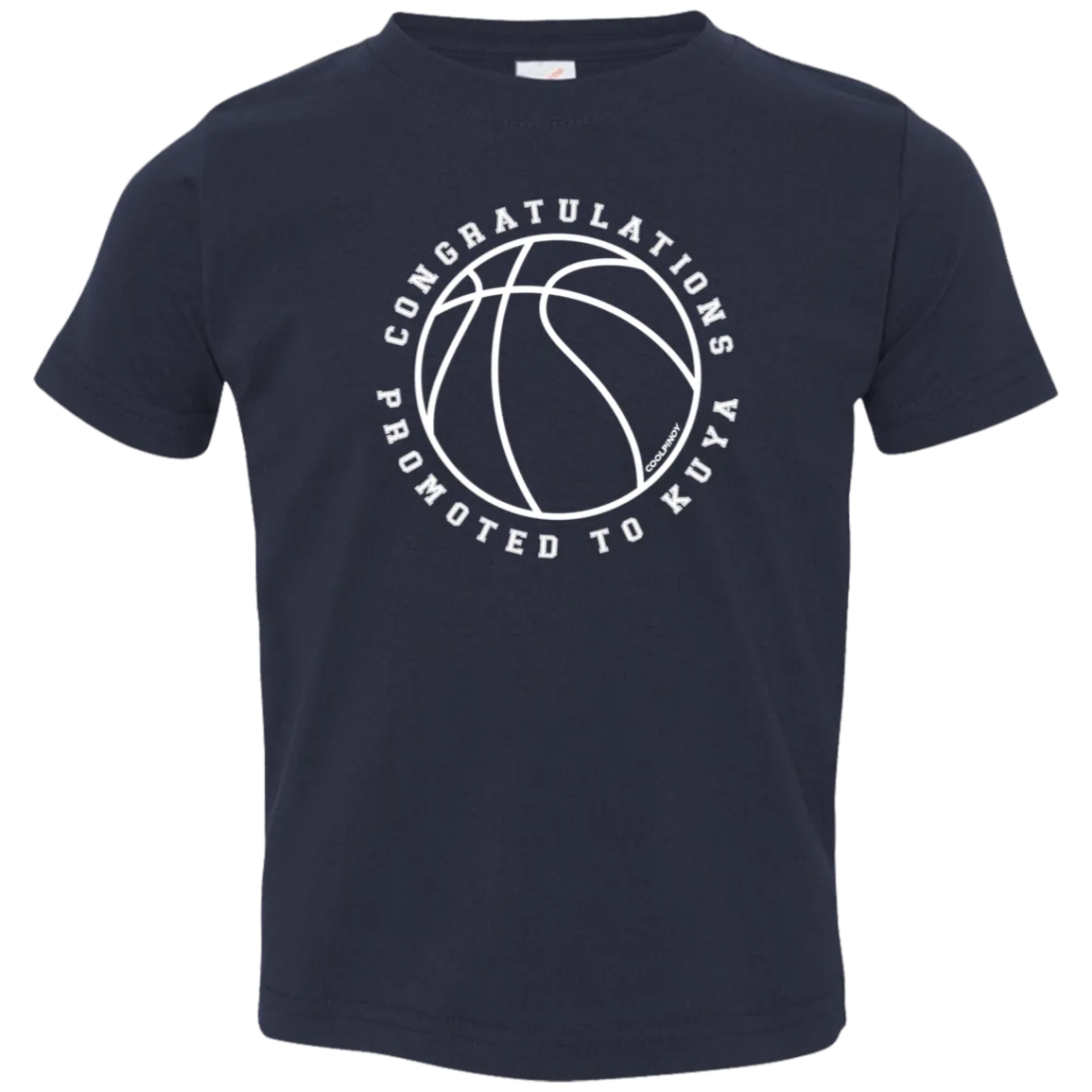 Congratulations Promoted To Kuya Toddler Jersey T-Shirt