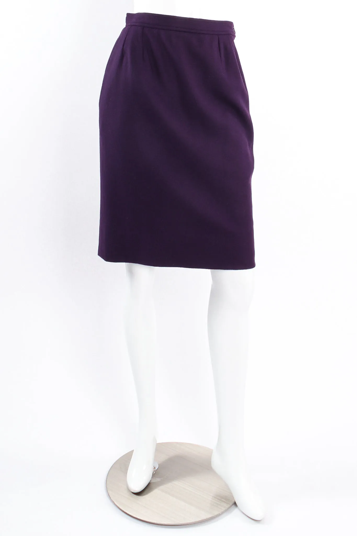 Contrast Toggle Jacket & Skirt Set