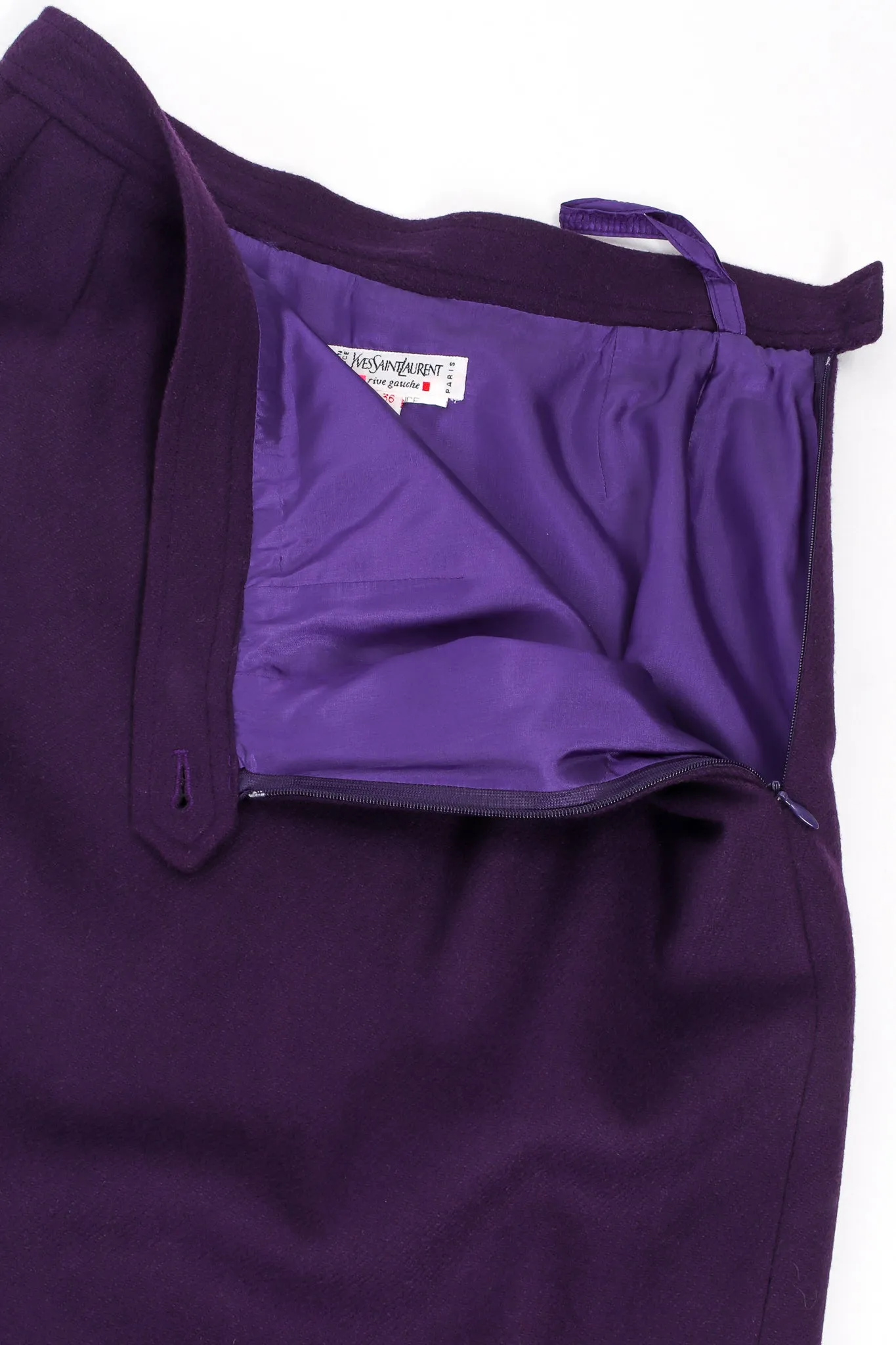Contrast Toggle Jacket & Skirt Set