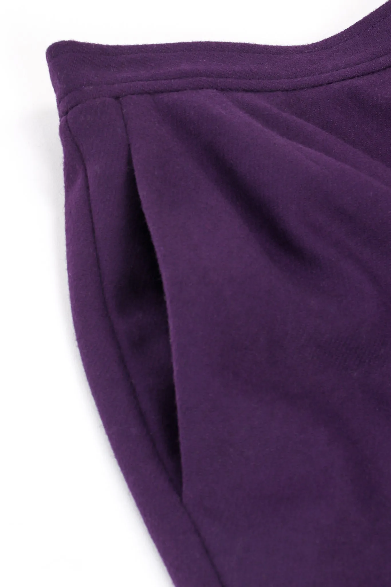 Contrast Toggle Jacket & Skirt Set