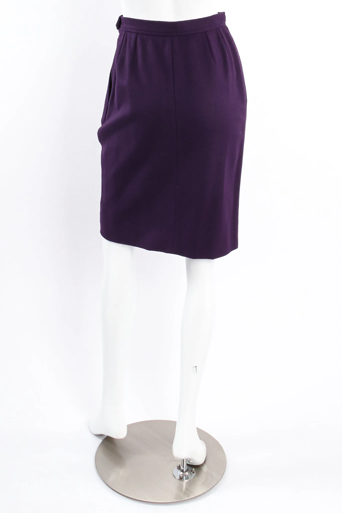 Contrast Toggle Jacket & Skirt Set