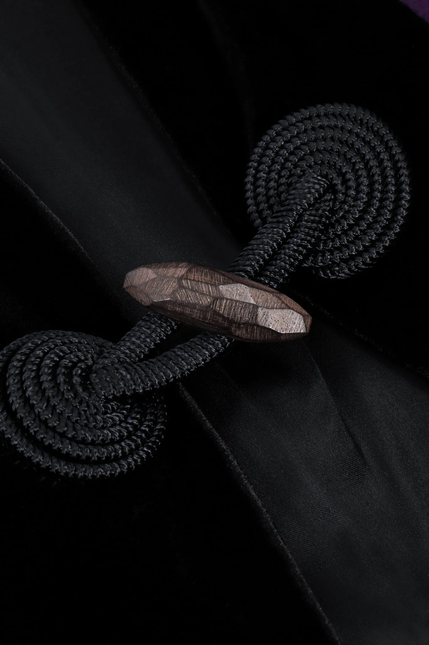 Contrast Toggle Jacket & Skirt Set