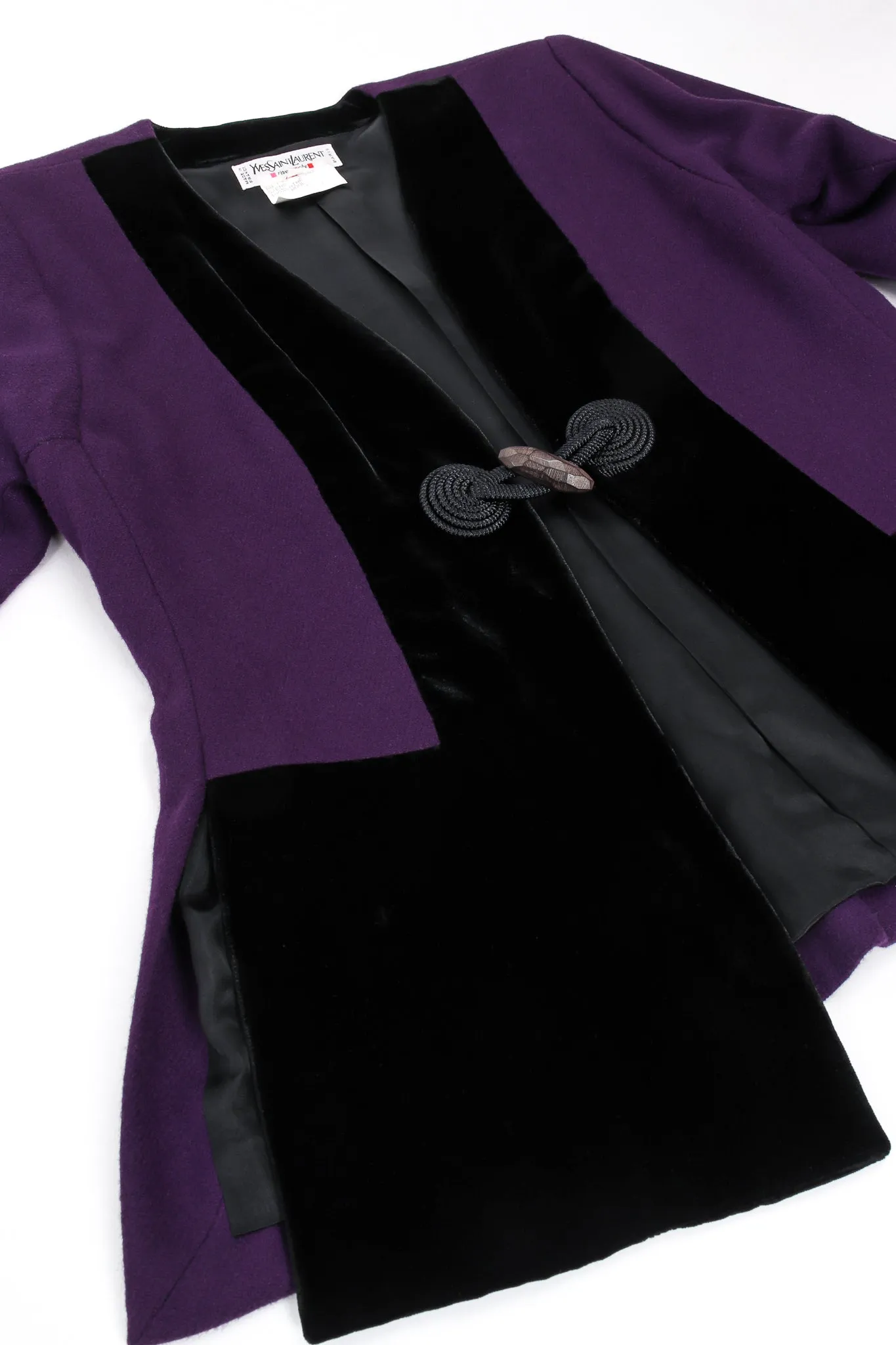 Contrast Toggle Jacket & Skirt Set