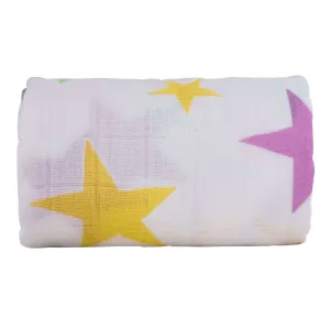 Cool Star Bamboo Large Muslin Swaddle & Blanket