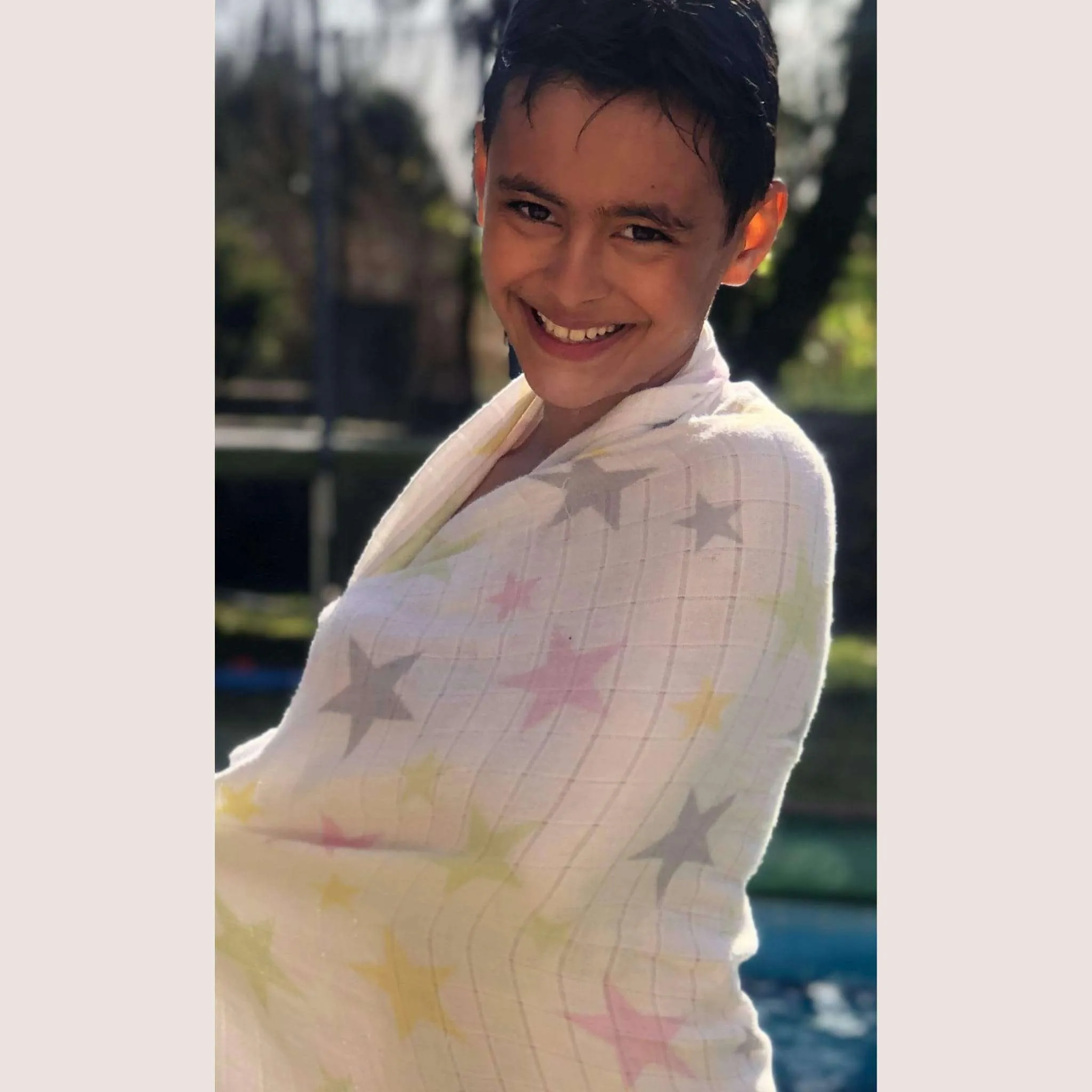 Cool Star Bamboo Large Muslin Swaddle & Blanket