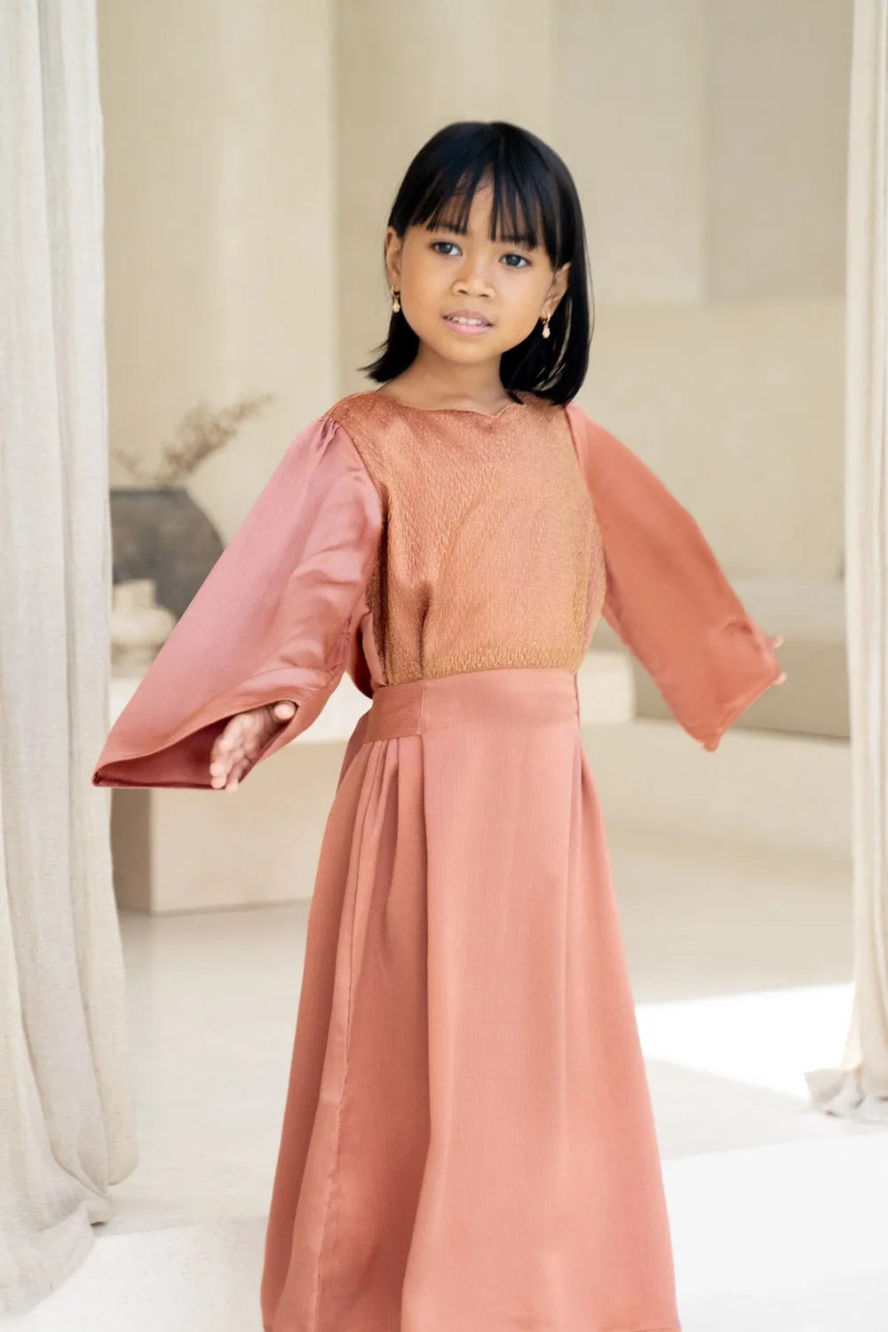 Coral Princess Kids Abaya