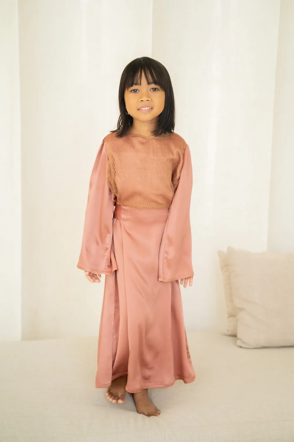Coral Princess Kids Abaya