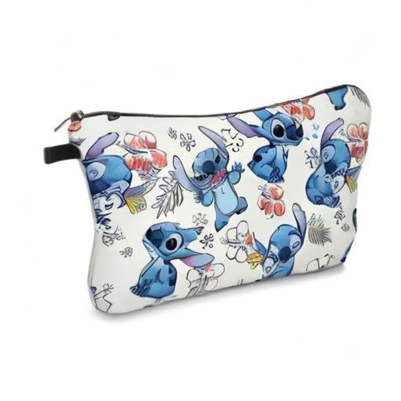 Cosmetic Bag Makeup Bags for Women,Small Makeup Pouch Travel Bags for Toiletries Waterproof (Stitch 02)