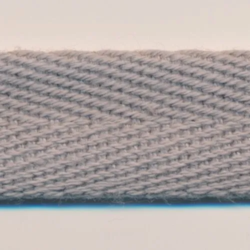 Cotton Herringbone Ribbon #131 Nickel
