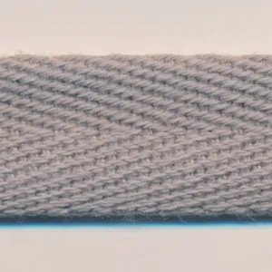 Cotton Herringbone Ribbon #131 Nickel