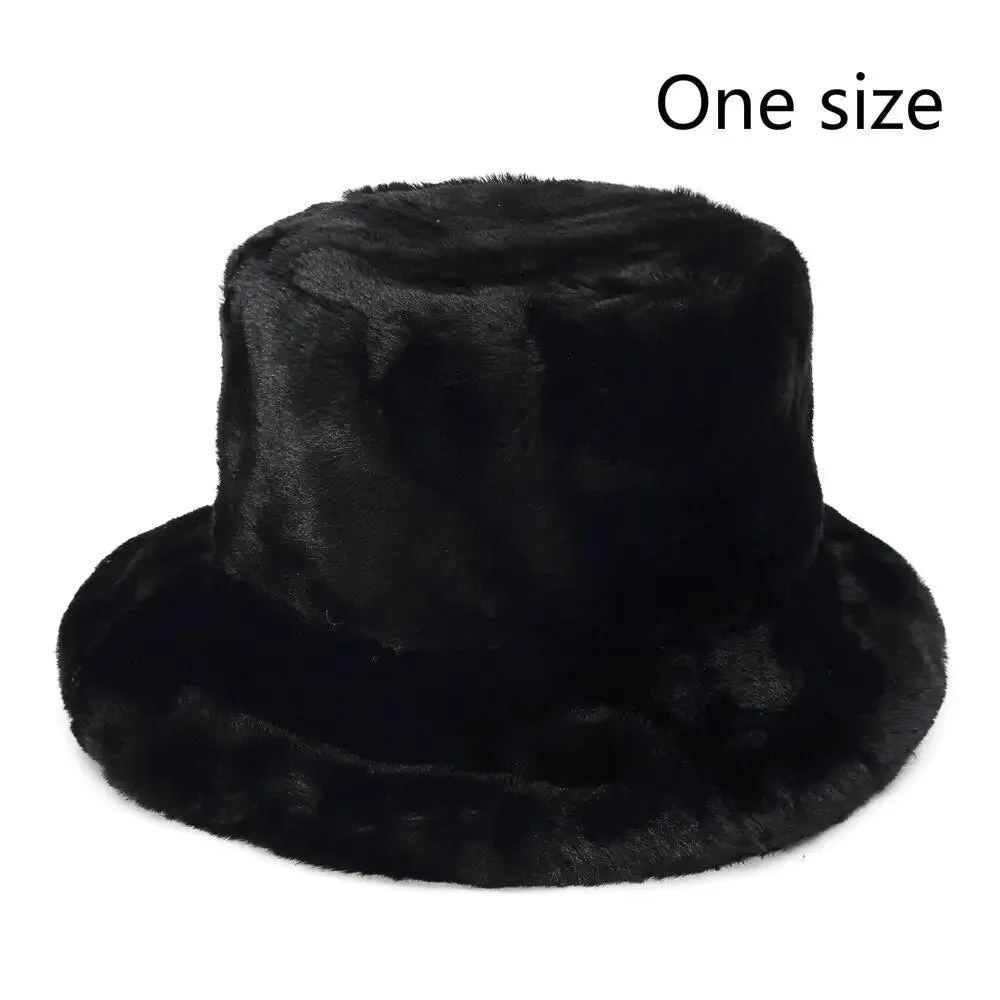 Cozy Winter Fluffy Bucket Hats