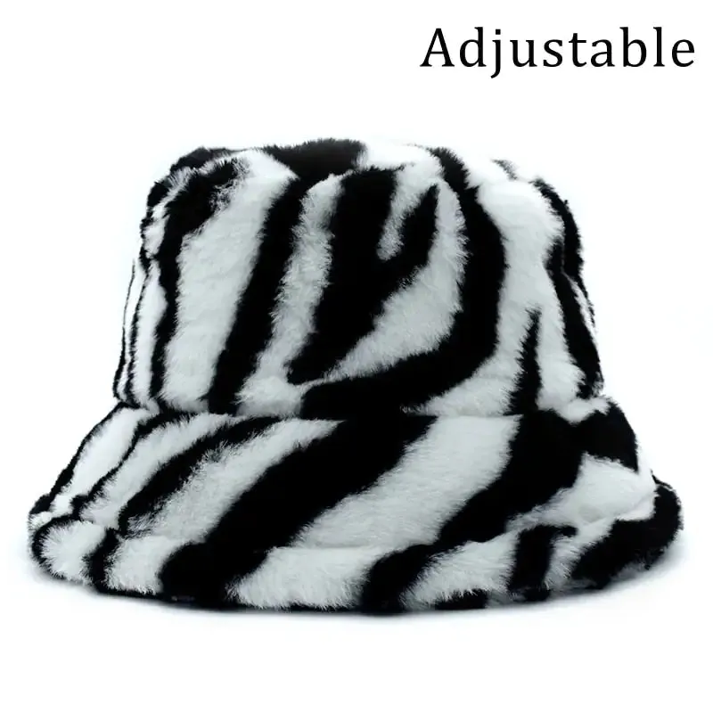 Cozy Winter Fluffy Bucket Hats
