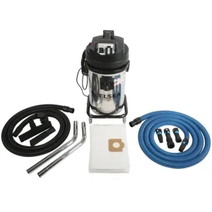 Critical Filter HEPA H-class Conductive Dust Collection Commercial Vacuum with 5 Stage Filtration & 2 Application Accessories
