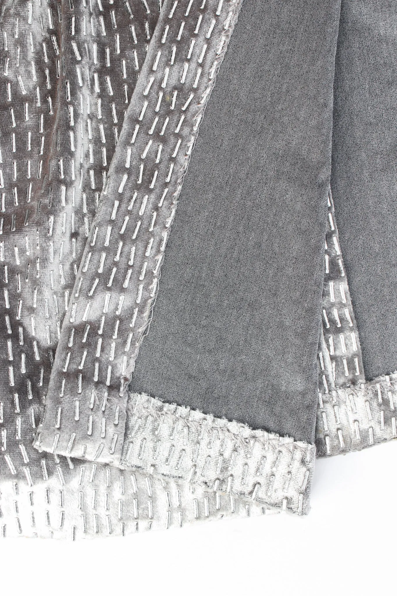 Crushed Velvet Rhinestone Metallic Dress