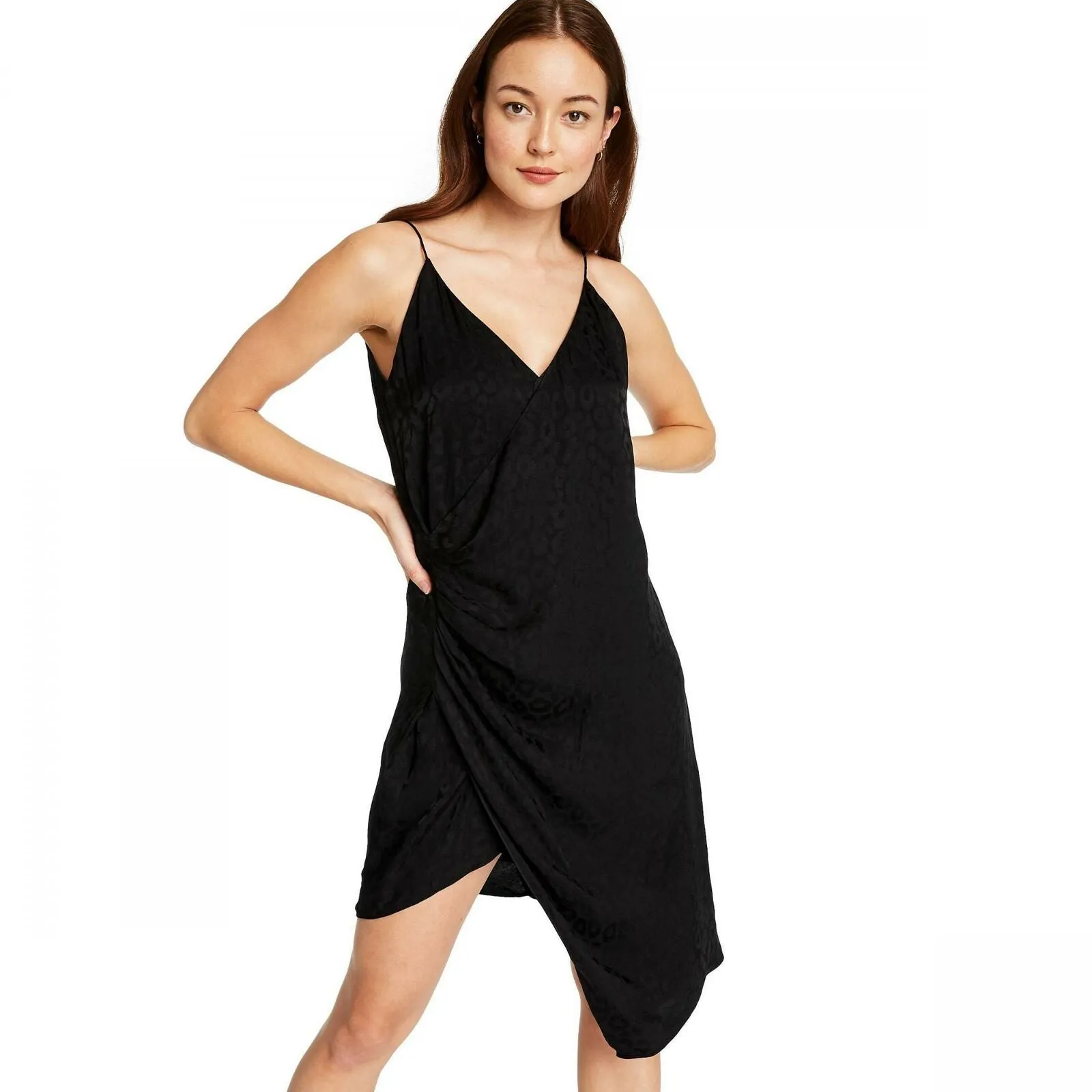 CUSHNIE for TRGT Women's Wrap Slip Dress