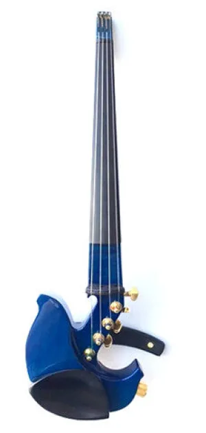 Custom - Jordan 4-String Electric Violin w/ Barbera Twin & Blue Flamed Maple Body