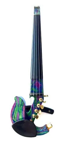 Custom - Jordan 5-String Electric Violin w/ StringAmp & Saphire/Emerald Body