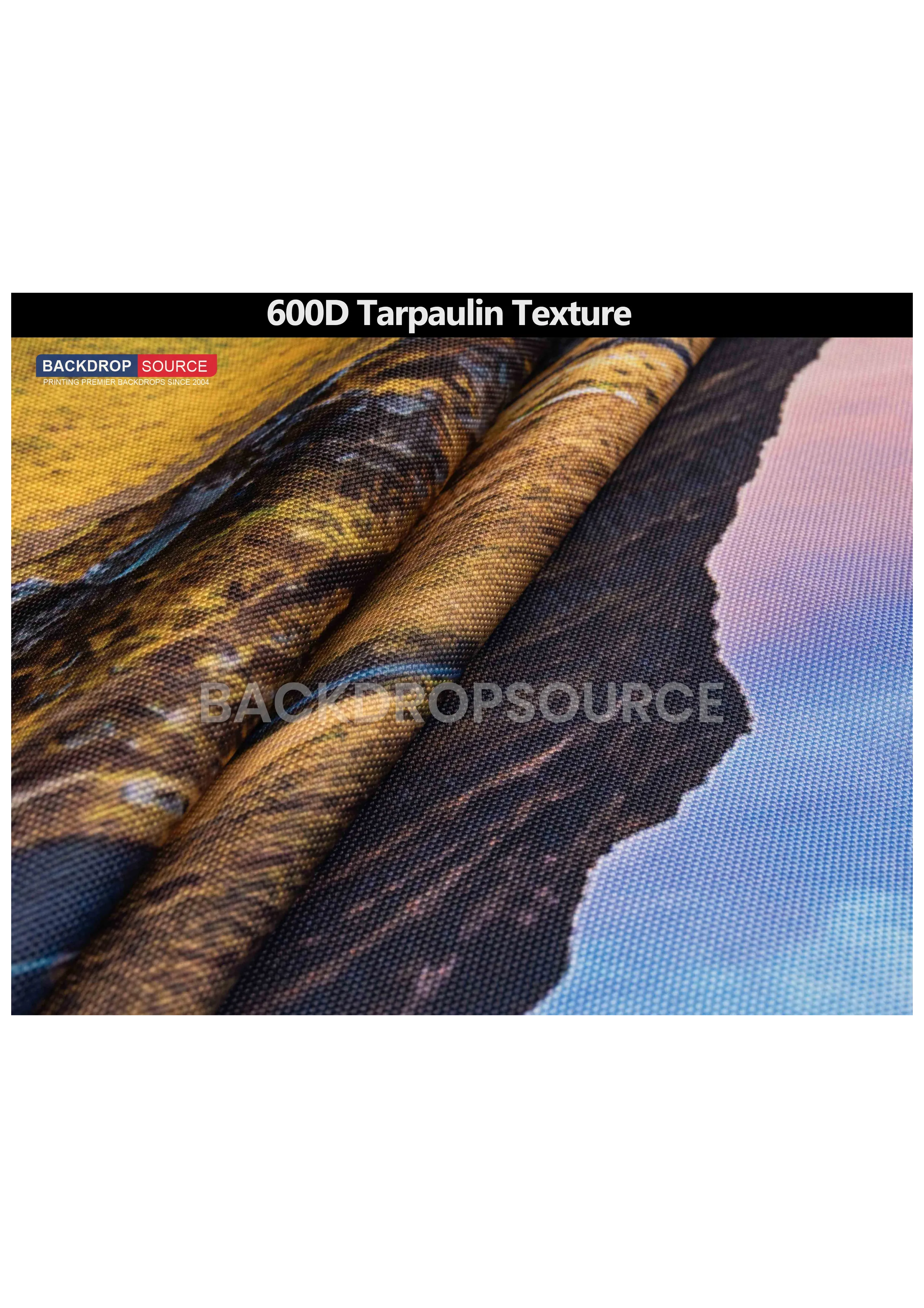 Customized Eco-Friendly 600D Polyester Fabric Printing