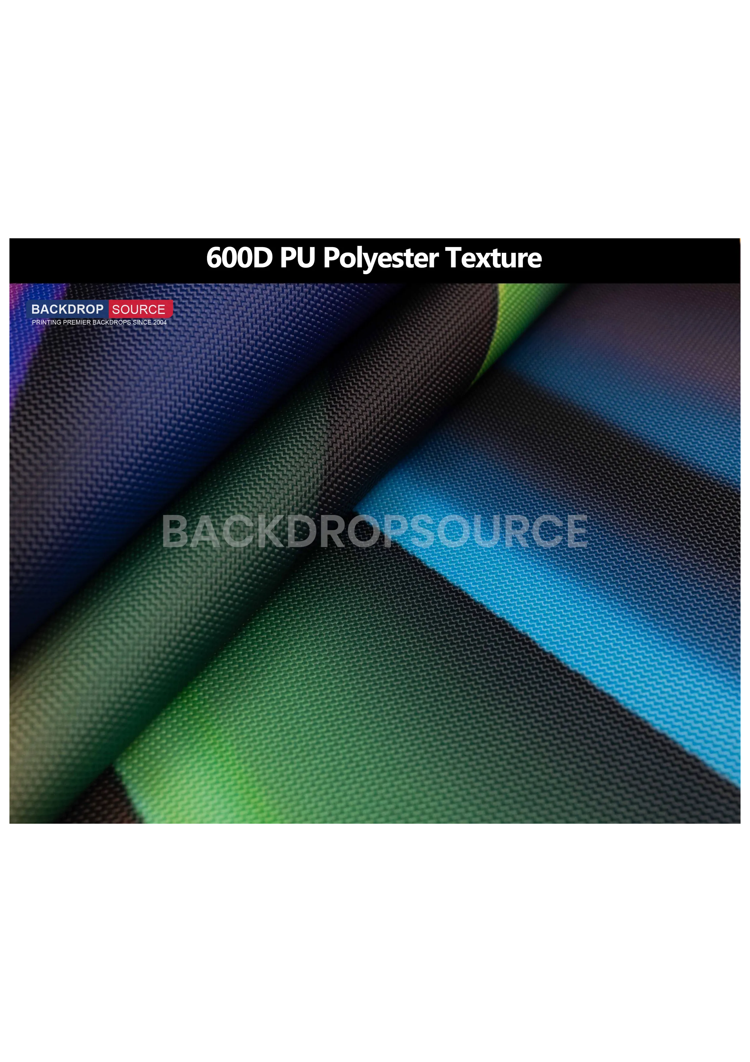 Customized Eco-Friendly 600D Polyester Fabric Printing