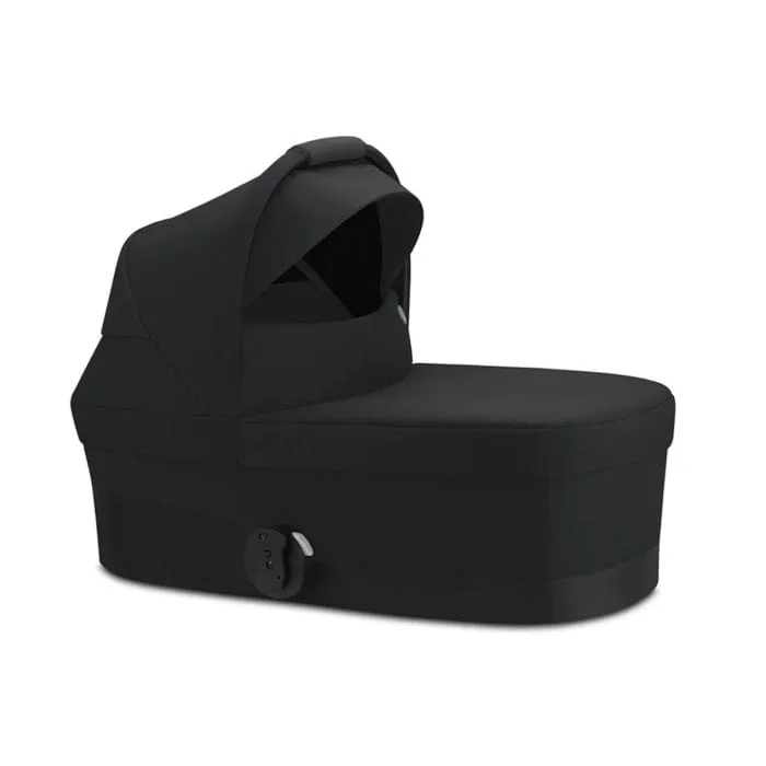 Cybex Balios S Black Frame and Carrycot - Moon Black